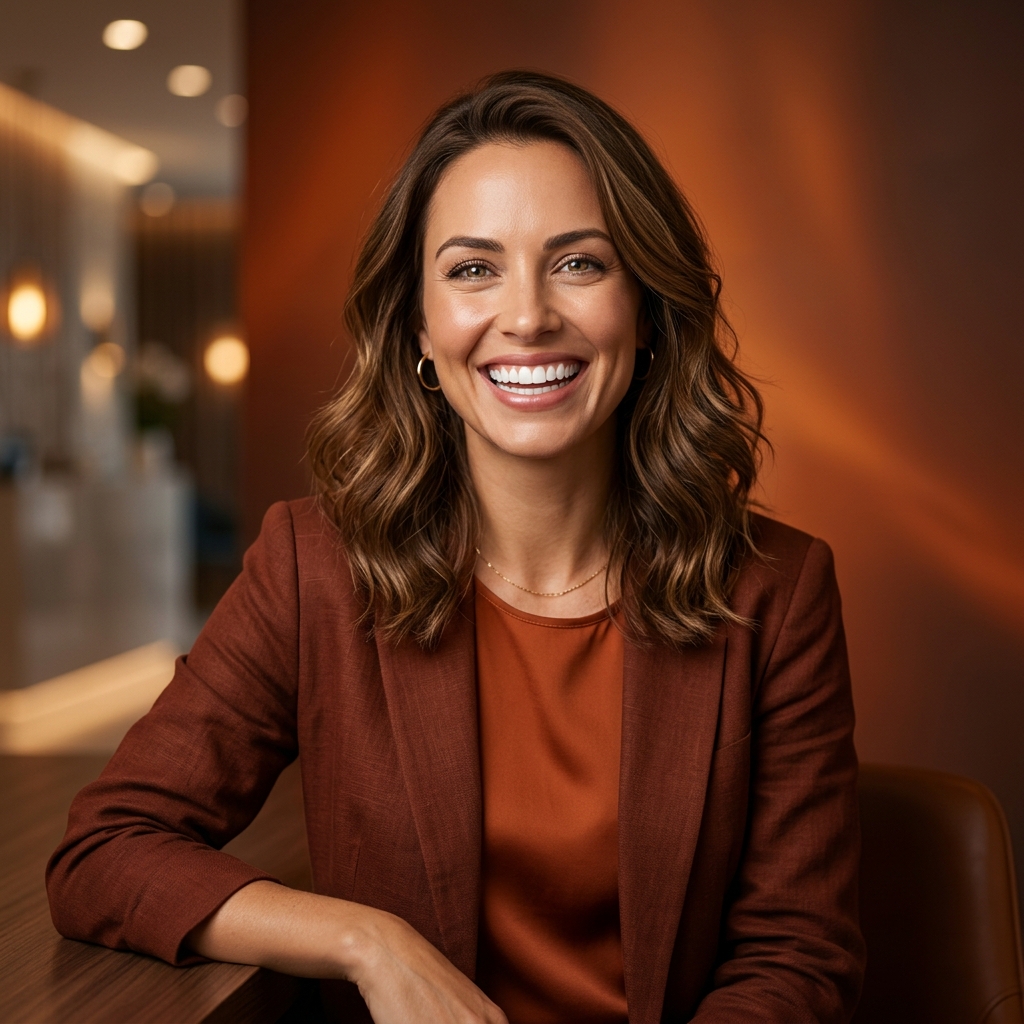 Happy patient smiling